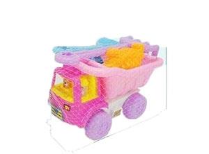 (GCC) Pink beach buggy Summer outdoor beach toy beach buggy Transport beach buggy Play sand tools   ITEM NO.： W024739