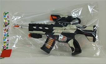 (GCC) 360 degree rotating electric flash music submachine gun barrel   ITEM NO.： W040936