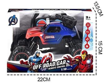 1: 18 Avengers Bomb Remote Control Car (Electricity included)   ITEM NO.： W025640