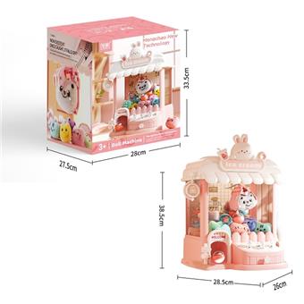 Cute Rabbit Doll Machine - Pink   ITEM NO.： W024358