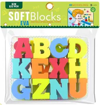 26 pieces of large particle EVA early education software with capital letters   ITEM NO.： W023655