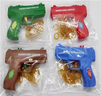 Six shot rubber band gun   ITEM NO.： W024105