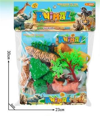 Animal World 6 Villages (Hanging Card) (GCC)   ITEM NO.： W020027