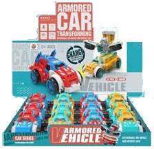 Inertial collision deformation robot car (12PCS whole box price)   ITEM NO.： W032090