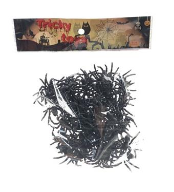 3cm black spider   ITEM NO.： W032678
