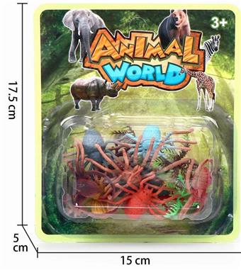 8 spiders+2 accessories - PVC pack   ITEM NO.： W020930