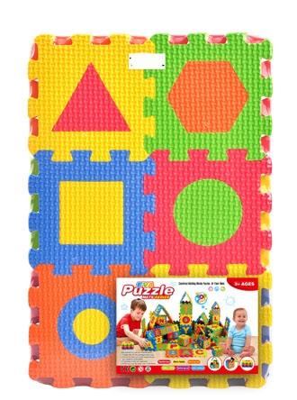 EVA Mathematical Geometry Puzzle 18pcs   ITEM NO.： W032532