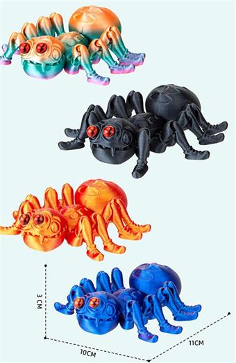 10CM spider   ITEM NO.： W025421