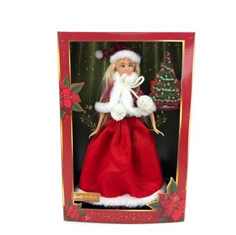 11.5-inch physical dress Barbie with hat Christmas themed dress   ITEM NO.： W033797