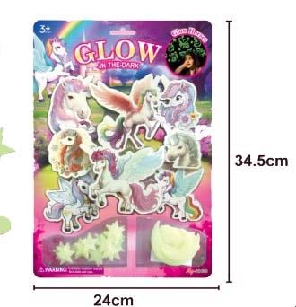 Luminous Animal Card Starry Moon   ITEM NO.： W034592