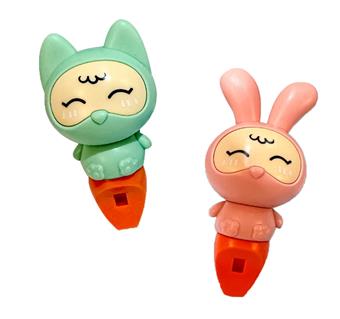 Cute cartoon whistle (with hanging rope)   ITEM NO.： W031584