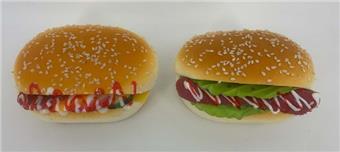 Simulated hamburger refrigerator sticker   ITEM NO.： W036512