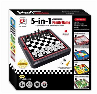 Five in one chessboard   ITEM NO.： W039399