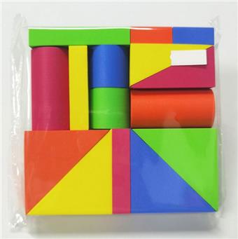 15pcs bagged EVA building blocks   ITEM NO.： W032616