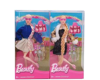 11.5-inch 11 joint body fashion Barbie with glasses, shoes, and cosmetic vacuum formed accessories mixed in   ITEM NO.： W033818