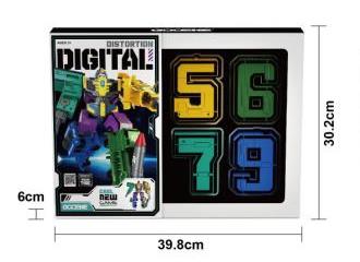 Large digital transformation 56789 digital combination (plus 1 set of head carved armor)   ITEM NO.： W031838