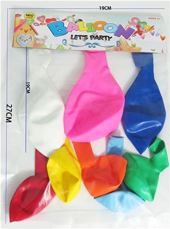Mix of 2 and 8 large balloons   ITEM NO.： W027249