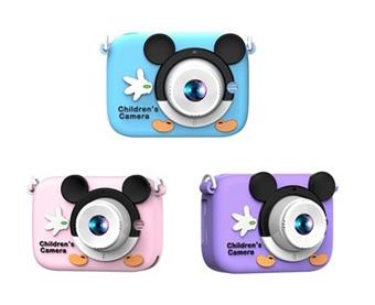 D12 Mickey List Camera Silicone Case Children's Camera Simulation Cartoon Digital Camera DSLR Pu Qing 2.0-inch Single Camera 300000 Pixel (including built-in lithium battery)   ITEM NO.： W029131