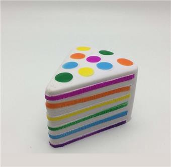 Rainbow Triangle Cake Slowly Rebound   ITEM NO.： W038811