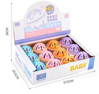 Baby soft rubber bell   ITEM NO.： W037340