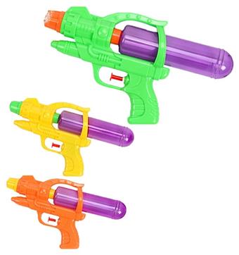 Solid color PVC bottle water gun   ITEM NO.： W026690
