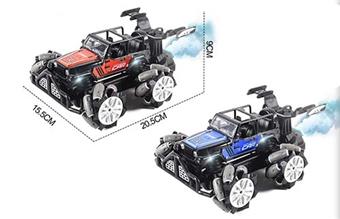 2.4G 9-way drift spray alloy car (including electricity) with watch   ITEM NO.： W025751