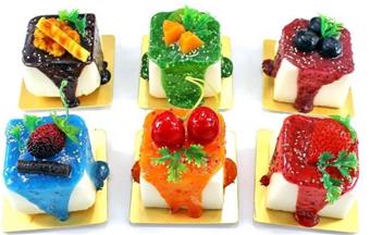 Simulated cream cake refrigerator sticker   ITEM NO.： W036613