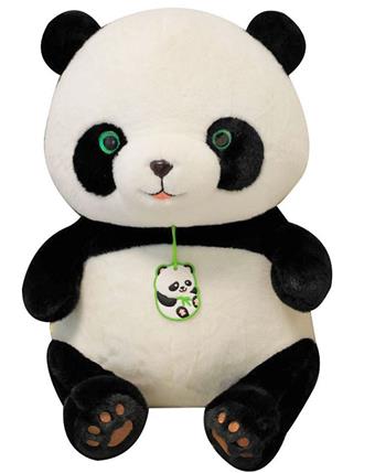 25CM Panda Baby Plush Doll   ITEM NO.： W021755