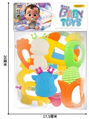 Dental teething bell (8PCS)   ITEM NO.： W037174