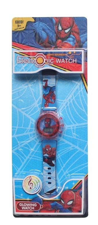 Spider Man Light Music Watch   ITEM NO.： W024139