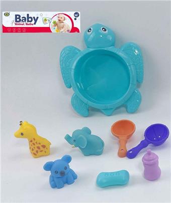 (Bathroom toy small turtle basin animal 2 mixed)   ITEM NO.： W035262