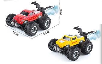 Cross border e-commerce secret box 1:16 2.4G six way spray car two mixed (including electricity) with watch   ITEM NO.： W025807