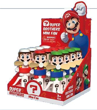Mario hand cranked fan 12pcs (price per unit)   ITEM NO.： W039170