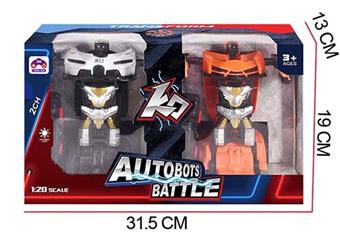 1: 20 two-way battle collision deformation remote control car 27/40MHz (not including electricity)   ITEM NO.： W025863