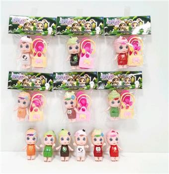 2.5-inch Tangjiao Fruit Cake Doll with Small Accessories (12PCS)   ITEM NO.： W033553