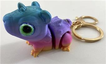 5.5CM Dolphin Keychain Golden Ring   ITEM NO.： W025090