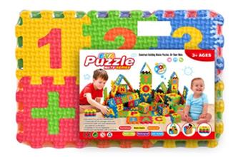 EVA Number and Arithmetic Symbol Puzzle 18pcs   ITEM NO.： W032546