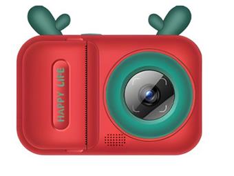 S6-C Christmas Deer Children's Printer Camera Digital Camera DSLR HD Instant Printing Ink Free Thermal Paper 2.4-inch Dual Camera (Includes built-in lithium battery, 1 roll of thermal paper, can print approximately 50 photos)   ITEM NO.： W029164