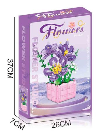 Building blocks Violet 583PCS   ITEM NO.： W032973