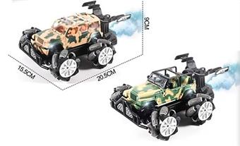 Two mixed 2.4G 9-way drift spray vehicles (including electricity)   ITEM NO.： W025738