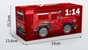 1: 14-j40 regenerative car set 910pcs (low-priced impulse version -) micro particle building blocks   ITEM NO.： W044860