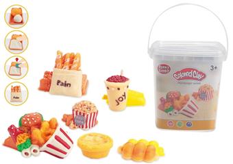 Burger Popcorn Egg Tart Series Clay   ITEM NO.： W053184