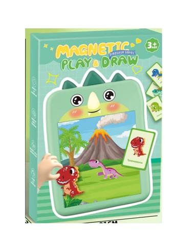 Dinosaur Magnetic Puzzle Writing Board   ITEM NO.： W056729
