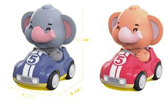 Four Wheel Elephant Pressure Truck (10pcs)   ITEM NO.： W042160