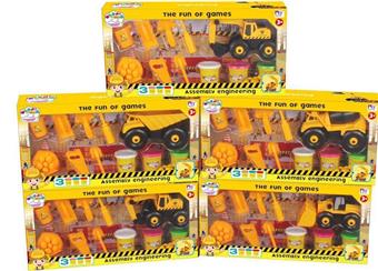 Engineering vehicle colored clay   ITEM NO.： W053564