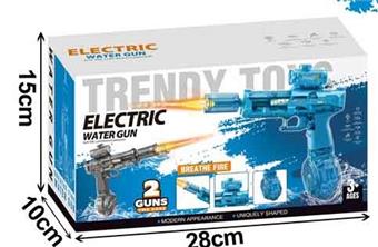 Blue Dual Gun Fire Rat Spitfire Edition with Automatic Water Gun Linkage   ITEM NO.： W066884