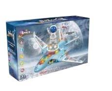 Electric universal gear aircraft with astronaut (GCC)   ITEM NO.： W054421