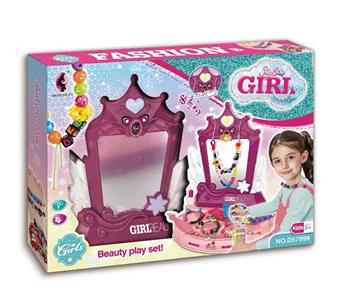 Ice and Snow Dressing Table (Lighting and Music) Bead and Bead Set   ITEM NO.： W058661