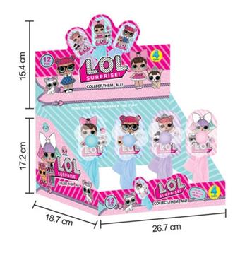 Surprise Doll Fan Box (12pcs/box)   ITEM NO.： W042113