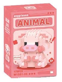 Injustice Pig 179PCS - Micro Particle Building Blocks Low Price Impulse Edition   ITEM NO.： W044607